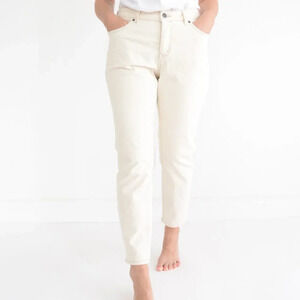 Prana Cream Taper Denim Size 6-28